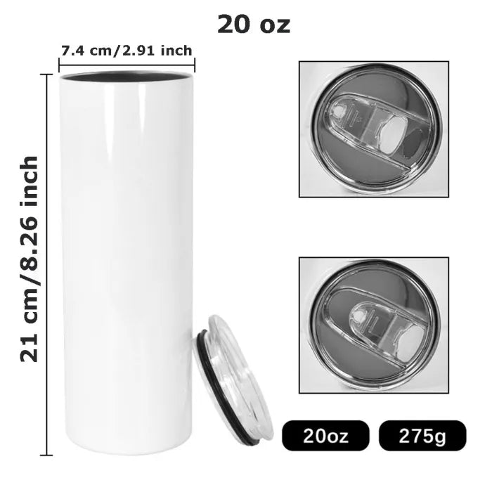 Sublimation 20oz Straight Tumbler